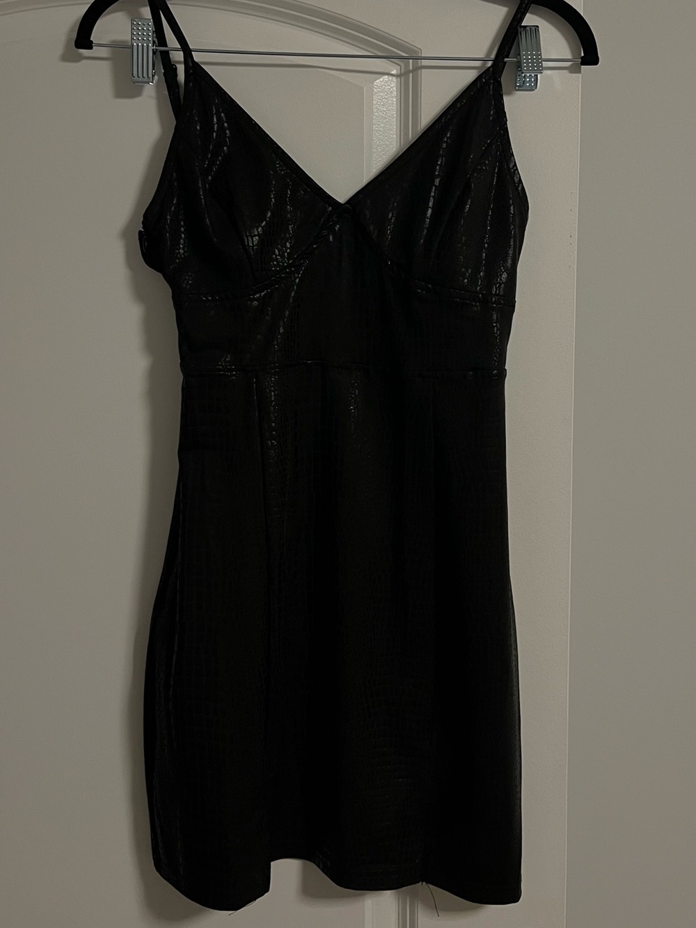 Black Satin Slip Dress - Women’s Intimates
